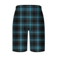 thumbnail image 4 of Lolmot Gym Shorts for Men, Mens Cargo Shorts Men's Flannel Pajama Shorts Buffalo Plaid Trendy Casual Elastic Waist Lattice Sport Short Pants, 4 of 4