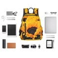 thumbnail image 6 of Balery Flower Bush Sunflower Lightweight Backpack for Men and Women - Durable and Water-Resistant, Ideal for School, Work, Travel, and Everyday Use, 6 of 9