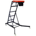 thumbnail image 2 of Olurrisa 330 lb Capacity Adjustable Automotive Creeper - 42"-66" Height Range with Locking Casters & Tool Pouch - Black, 2 of 9
