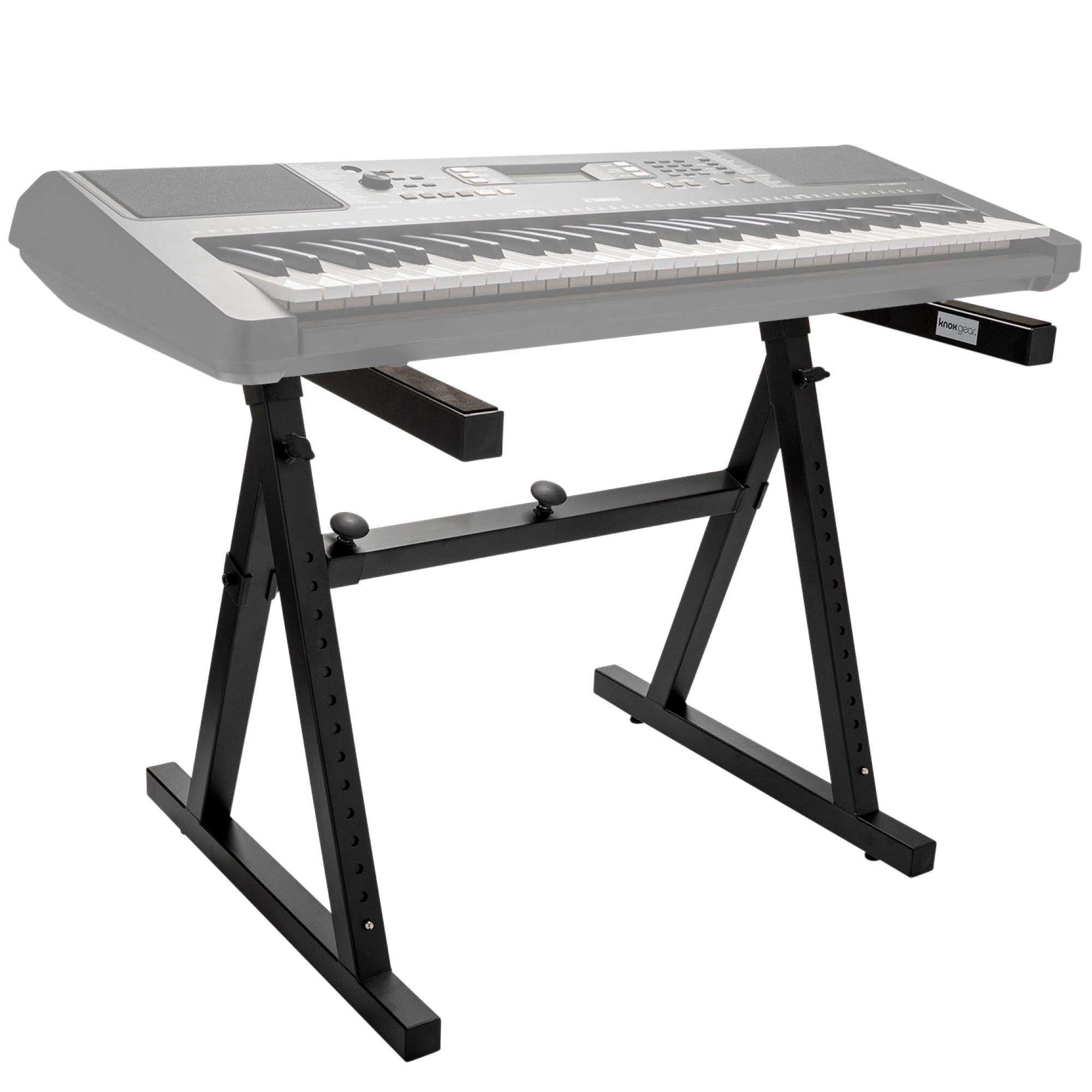 ChromaCast Electronic Keyboard Stand Padded Seat and Music Sheet Stand Bundle 