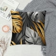 thumbnail image 2 of Acheng Palm Leaves with Lush Branches and Leaves Tropical Jungle Palm Leaves Short Plush Pillowcase 1 Piece White, 2 of 5