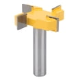 thumbnail image 1 of TSlot Router Bit 1/2 Shank 4Flute Woodworking Milling Cutter Alloy Carbon Steel 1/2x51x1/2, 1 of 5