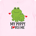 thumbnail image 4 of Inktastic My Poppy Loves Me Grandson Frog Boys Baby T-Shirt, 4 of 5