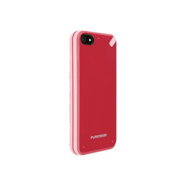 PureGear Slim Shell Case - Case for cell phone - thermoplastic - strawberry rhubarb