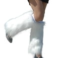 thumbnail image 2 of Flmtop Winter Fashion Women Boot Covers Furry Solid Color Faux Fur Soft Leg Warmers, 2 of 7