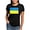 Black, variant on - Ukraine Flag Women's Deluxe T Shirt - Womens Tri-blend T-Shirt