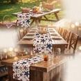 thumbnail image 7 of Independence Day Table Runner Patriotic Linen Decor Smooth Textile Table Linen Stain Resistant For Dining Table Home Party Holiday Decoration（13×72 in), 7 of 7