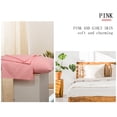 thumbnail image 4 of Unique Bargains Cotton Zippered Body Pillowcase Pillow Cover Pink 20" x 60", 4 of 8