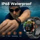 thumbnail image 3 of Reloj inteligente BRUBOSES para hombre de acero inoxidable militar robusto, 3 of 7