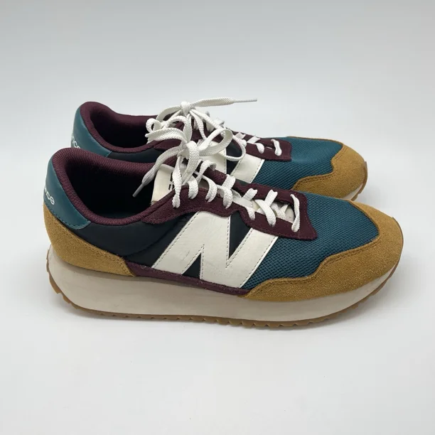New Balance Sneakers Mens 8.5 237 MS237HR1 Blue White Athletic Gym Casual Shoes