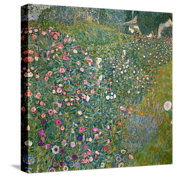Art.com Italian Horticultural Landscape, 1913 Stretched Canvas Print Wall Art by Gustav Klimt, 16" x 16"