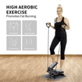 thumbnail image 5 of Ainfox Mini Step Climber, 330LBS Load Bearing, LCD Monitor,Compact Hydraulic Stair Stepper with Non-Slip Mat, Black, 5 of 7
