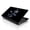 Blue Flame Floral, variant on LSS Laptop 17-17.3" Skin Cover with Colorful USA Eagle Pattern for HP Dell Lenovo Apple Asus Acer Compaq - Fits 16.5" 17" 17.3" 18.4" 19" (2 Wrist Pads Free)