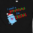 thumbnail image 4 of Inktastic I Want a Hippopotamus For Christmas Cute Stuffed Hippo Boys or Girls Baby T-Shirt, 4 of 5