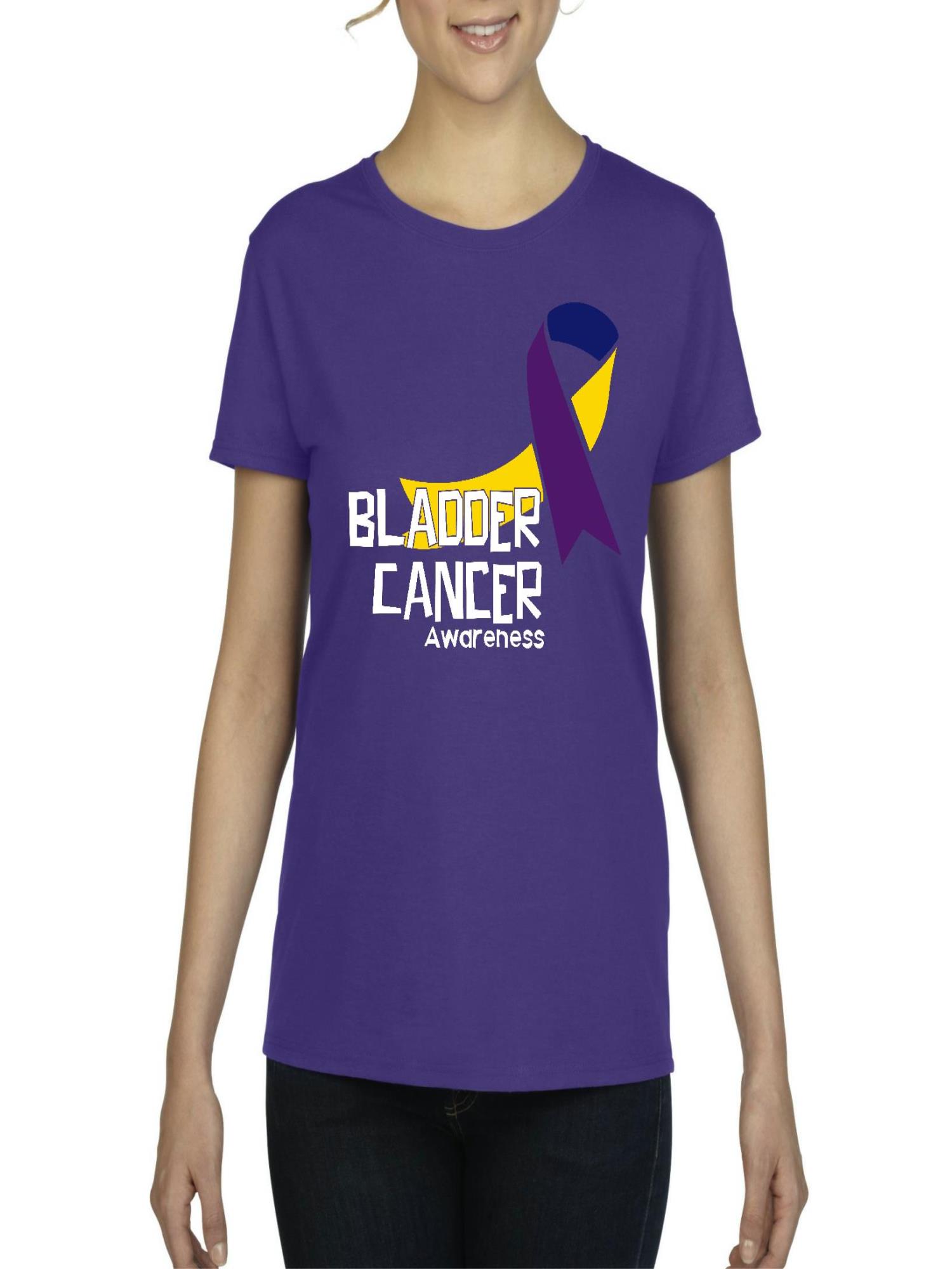 Normal is Boring - Womens Bladder Cancer Awareness Ribbon Short Sleeve