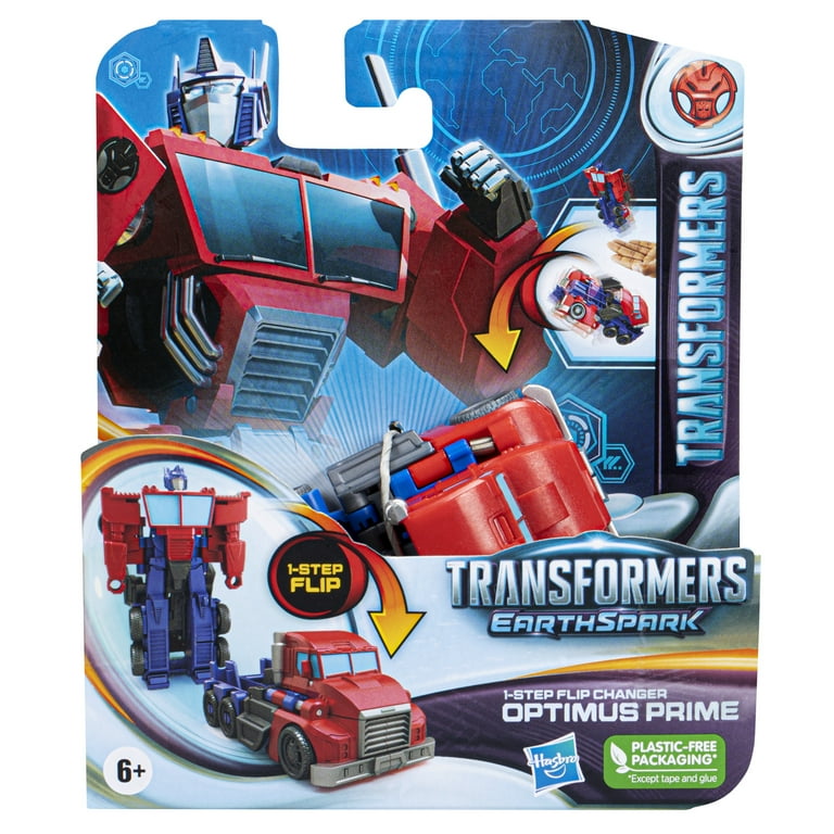 Hasbro Transformers Earthspark Bumblebee 1-Step Flip Changer 4-in