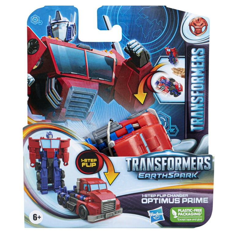 Transformers Earthspark Optimus Prime - 1-step Flip Changer Transformers Earthspark Optimus Prime - 1-step Flip Changer