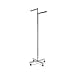 thumbnail image 3 of Econoco K21X 2-Way Heavy Duty Straight Arms with X Style Base - Rectangular Tubing - Chrome, 3 of 4