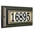 thumbnail image 3 of Edgewood Large Lighted Address Plaque in French Bronze Frame Color, 3 of 3
