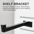 thumbnail image 3 of unbranded 2Ud Soportes De Pared Para Estantes Flotantes De Hierro Negro Resistente Y Duradero Para Hogar, 3 of 8