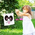 thumbnail image 7 of GZHJMY Afro Girl with Puff Hair Blowing Pink Bubble Gum Washcloth Set of 4 Pcs 100% Cotton Small Face Towel, 12 x 12 inch, 7 of 7