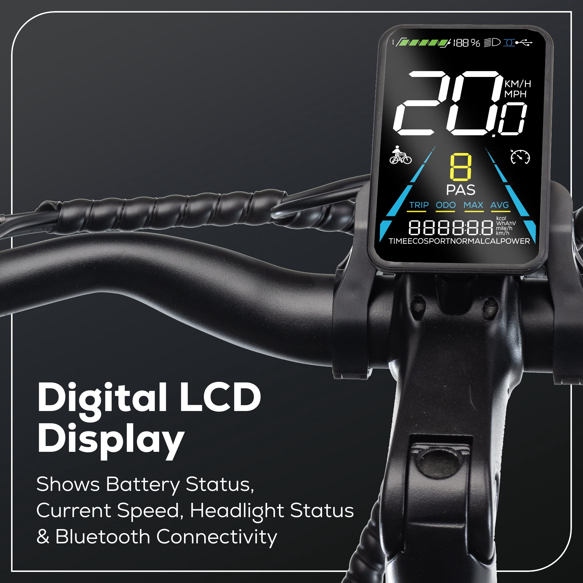 Greenworks 60V Electric Commuter Bike for Adults, 27.5" Tires, 500W Peak Motor (Bike Only, Battery and Charger Not Included)