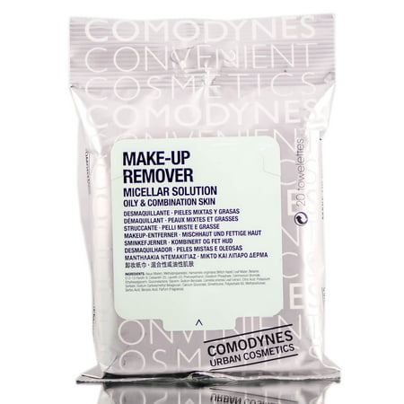 Comodynes Oily & Combination Skin Micellar Solution Make-Up Remover Pack - 20