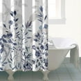 thumbnail image 4 of Waterproof Beautiful Colorful Floral Shower Curtain 72x72 Inch Boho Style Polyester Unique Shower Curtain for Bathroom Hotel Home Decor with 12 Plastic Hooks, 4 of 5