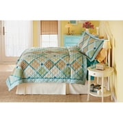 Mainstays Diagonal Plaid Quilt Collection, 1 Each