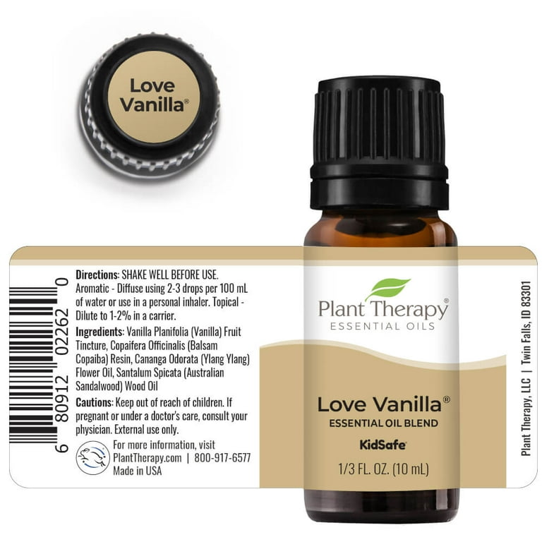 Organic Love Essential Oil Multi-Purpose Floral Blend for Skin Care,  Attraction, Arousal - 100% Pure USDA Certified, 10 ml undiluted