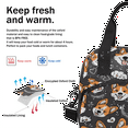 thumbnail image 6 of Herdesigns Cute Welsh Corgi Dog Insulated Lunch Bag for Women Men Adults Large Reusable Lunch Box Leakproof Portable Cooler Tote Bags with Adjustable Shoulder Strap, 6 of 7
