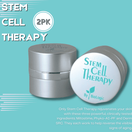 Stem Cell Therapy w/ Derm SRC By Biologic Solutions- 2 Pack (2 X 1 Oz Jars)