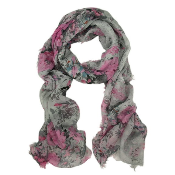 Premium Soft Viscose Flower Print Scarf