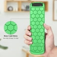 thumbnail image 5 of CaseBot Remote Case for Alexa Voice Remote Pro (2022 Release) - Lightweight Anti-Slip Shockproof Honey Comb Silicone Protective Remote Controller Cover, Green-Glow, 5 of 7