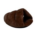 thumbnail image 3 of Cama cueva para gatos semicerrada y cálida para cachorros, ideal para relajarse en interiores. café, 3 of 9