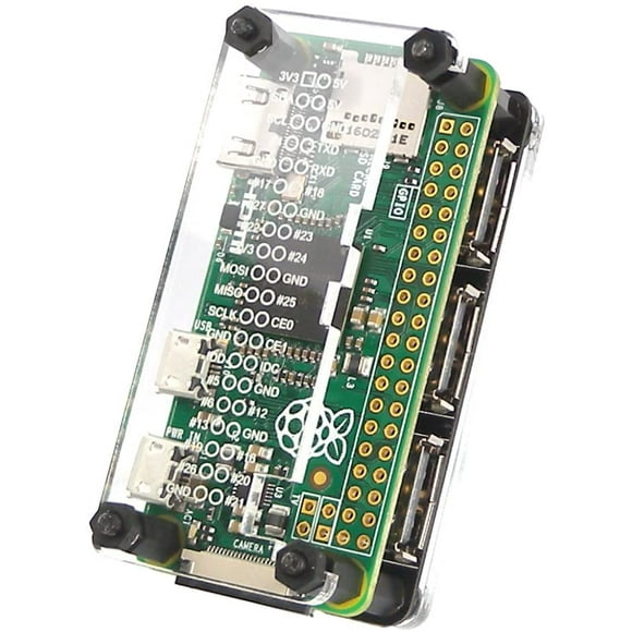 MakerSpot Raspberry Pi Zero W Protector for 4-Port Stackable USB Hub HAT