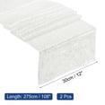 thumbnail image 2 of White Table Runner 108" x 12", Long Shining Sequin Table Runner, 2Pcs, 2 of 4