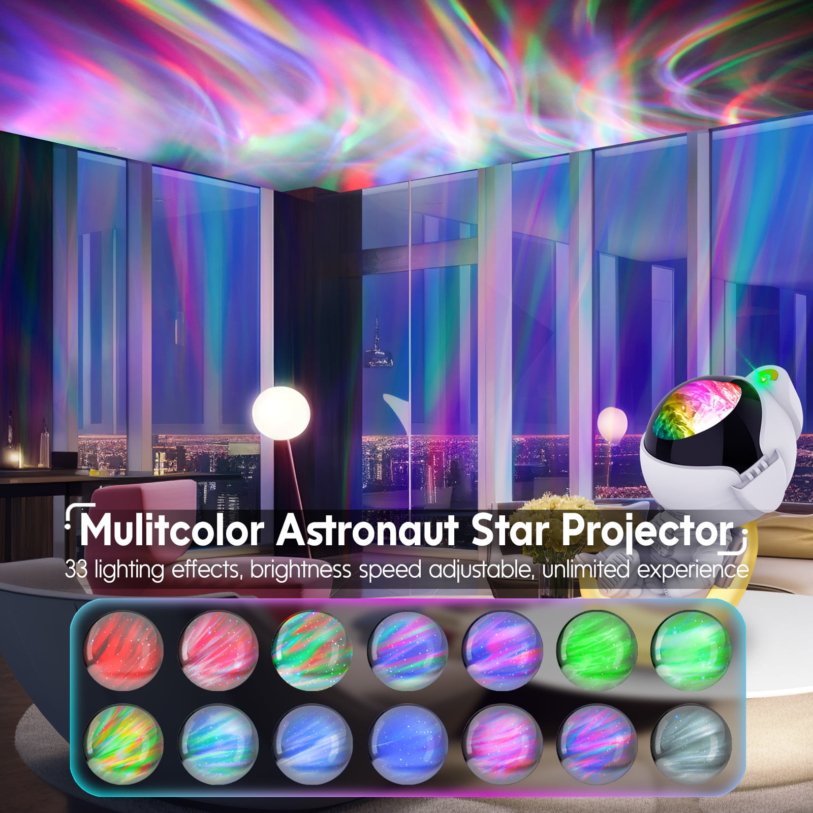 SUMKEA Aurora Light Projector - Walmart.com