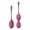 red, variant on Dual Mode Kegel Exercise Trainer Set With Single And Double Balls ABS Silicone Material For Women