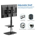 thumbnail image 2 of RTVR Modern Universal Floor TV Stand for TVs up to 65 inch Upgrade, Black, 2 of 6
