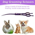 thumbnail image 5 of Unique Bargains Dog Grooming Scissors Ergonomic Handle Purple, 5 of 7