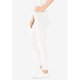 thumbnail image 3 of Woman Within Plus Size Tall Stretch-Cotton Knit Pull-On Leggings, 3 of 6