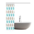 thumbnail image 2 of MYPOP Sea Animals Shower Curtain Decor, Smiling Whale Cartoon Design for Children and Kids Bathroom Shower Curtain 60W X 72L Inches, 2 of 2