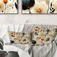 thumbnail image 2 of Designart "Subdued Floral Boho II" Boho Throw Pillow - Bohemian Pillow For Couch - Insert And Pillows Covers For Bedroom Decor, 2 of 5