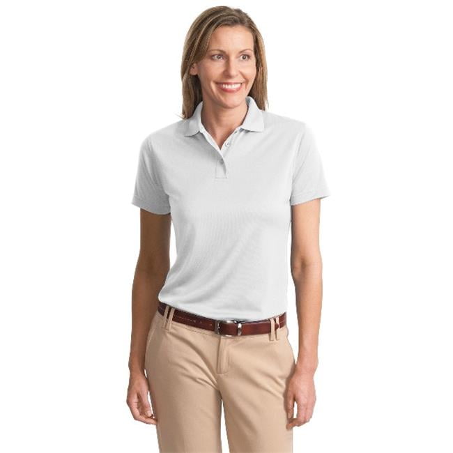 ladies white polo t shirt