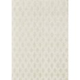 thumbnail image 1 of Ahgly Company Machine Washable Indoor Rectangle Industrial Modern Antique White Beige Area Rugs, 3' x 5', 1 of 7