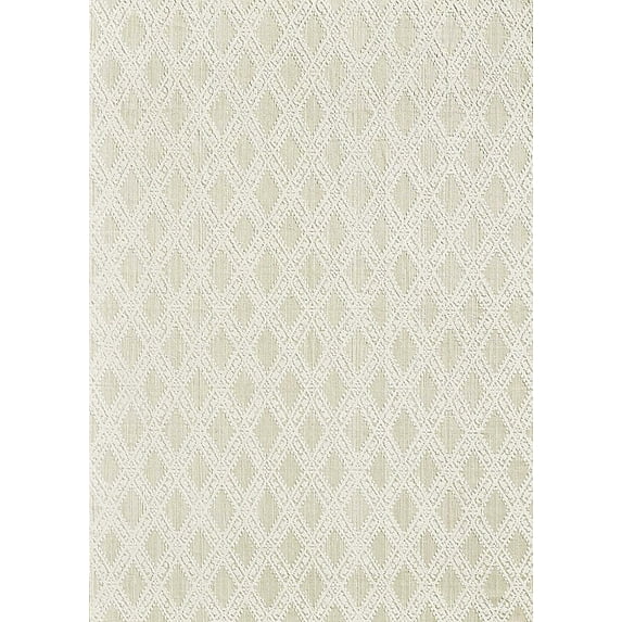 Ahgly Company Indoor Rectangle Mid-Century Modern Antique White Beige Solid Area Rugs, 2' x 5'