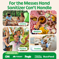 thumbnail image 2 of Fomin Mini Hand Sanitizer Wipes 6 Pack (8 Count) - Watermelon Mini Wet Wipe - pH Balanced, Biodegradable, Antibacterial On The Go Hand Sanitizing Wipes - Hypoallergenic, Plant-Based Travel Wipe, 2 of 6