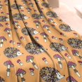thumbnail image 3 of Cute Hedgehog Mushroom Blanket,Comfortable Soft Flannel Throw Blanket,All Season,Warm Lightweight Blankets for Sofa Bed Couch Living Room Chair,40"x50", 3 of 4