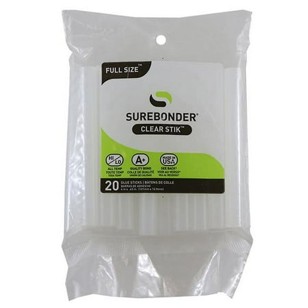 UPC: 0194629068128 | FPC FPRDT20-6 Full Clear Hot Glue Stick – 20 Per Pack – Pack of 6